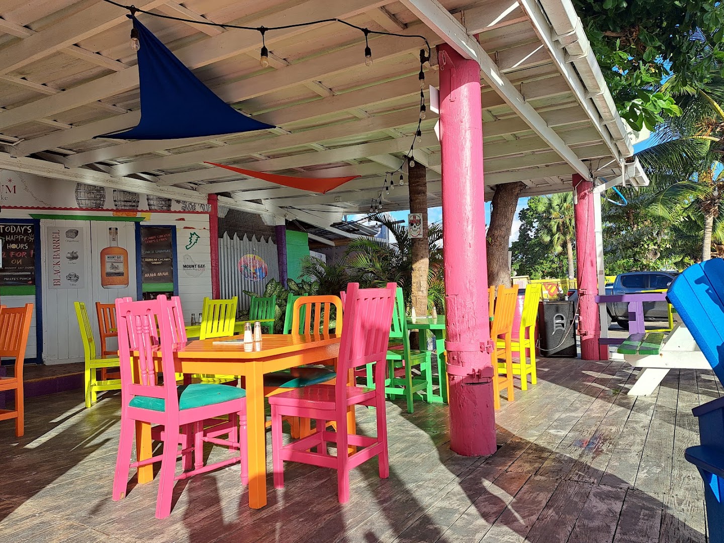 The Boatyard Beach Club: vibrant, inviting venue atmosphere