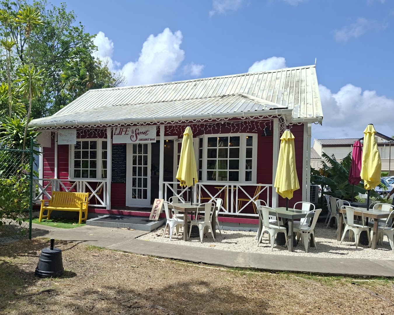 Life Is Sweet: clear exterior shot of venue