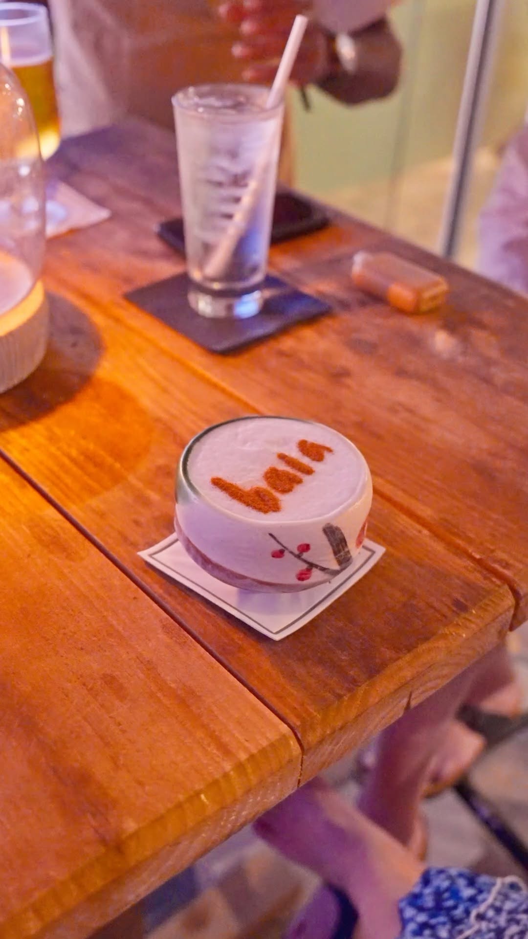 Baia: appealing photo of signature drink