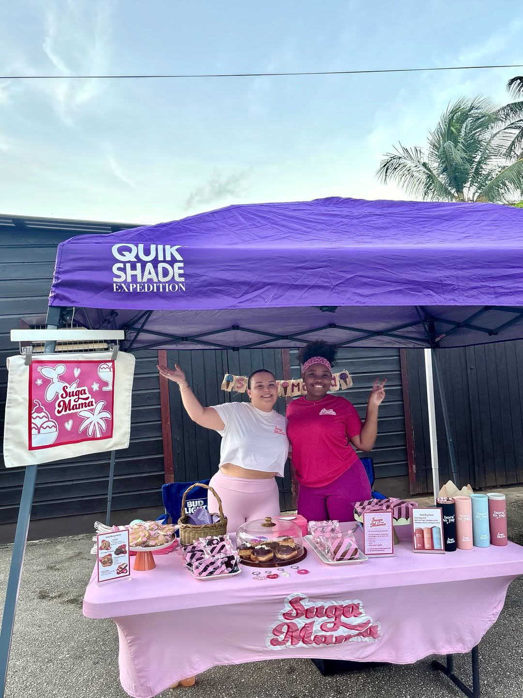Suga Mama: staff and venue branding