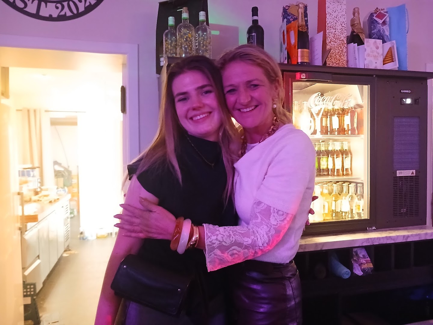 Yeli: happy customers at venue