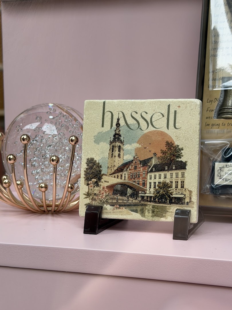 With Love: clear product display in shop
