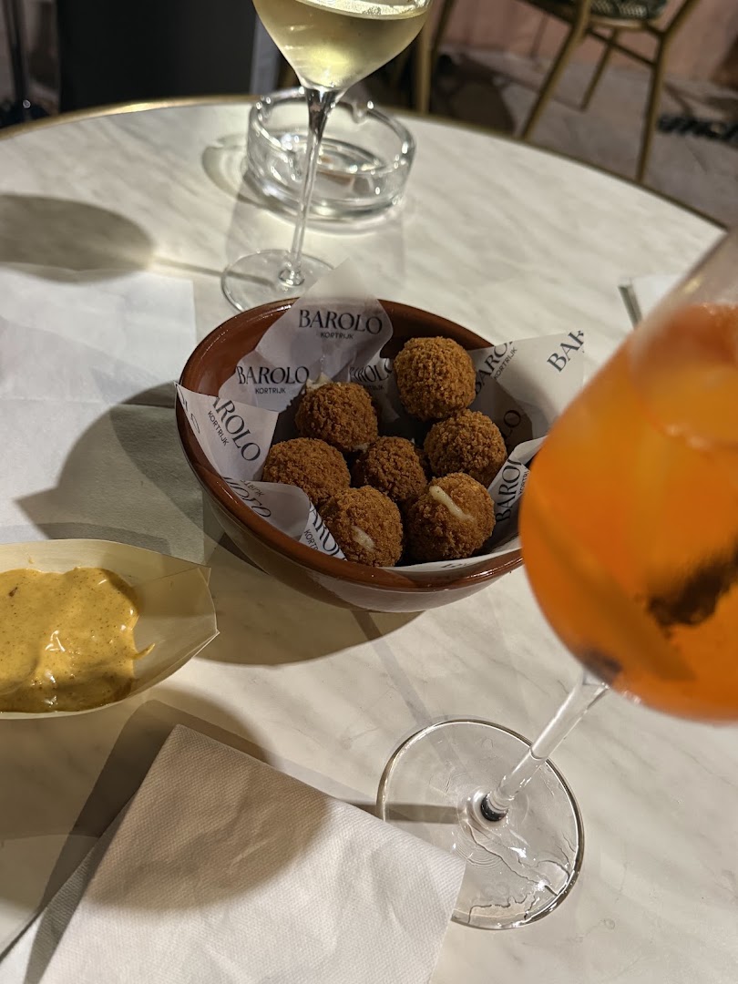 Barolo: appetizing food and drink presentation