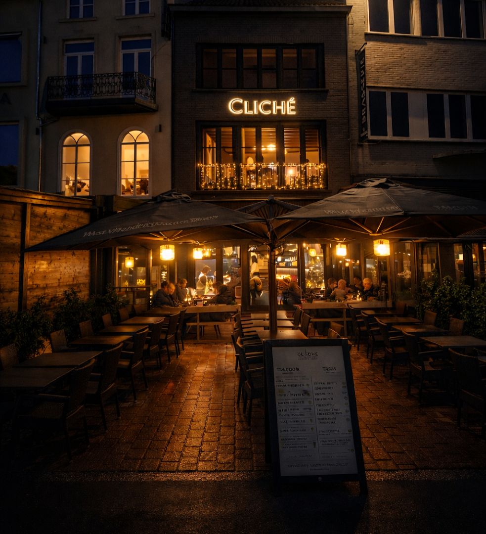 Cliché: inviting atmosphere of the venue