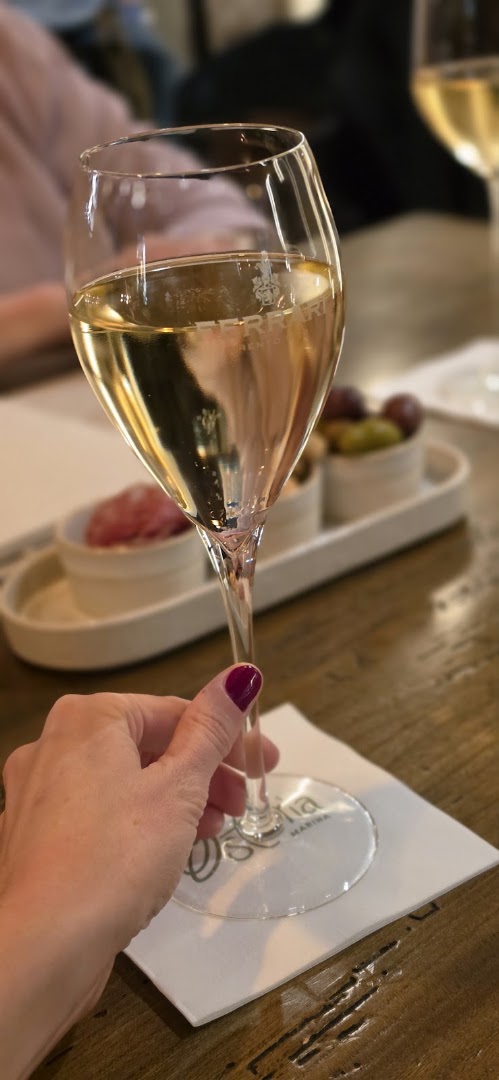 Osteria Marina: appealing shot of restaurant drink