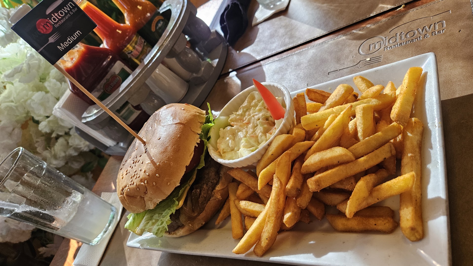 Midtown Restaurant & Bar: appetizing food photo with branding
