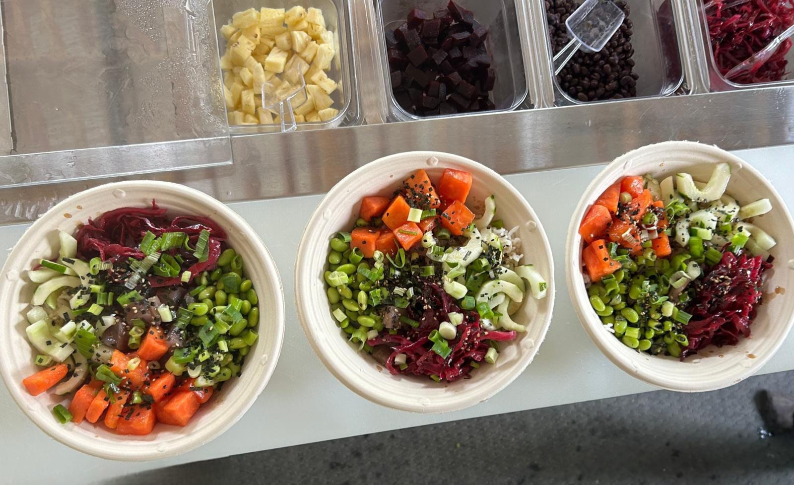Popoki Poke Bowl: clear, appetizing food photography