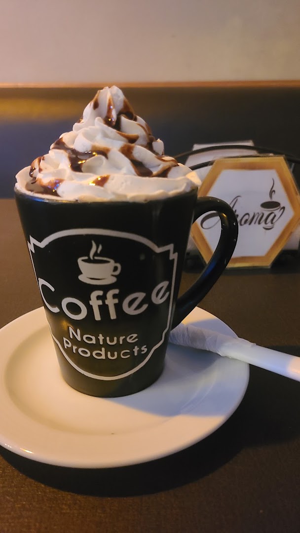 Aroma Café & Lounge: appetizing photo of cafe drink