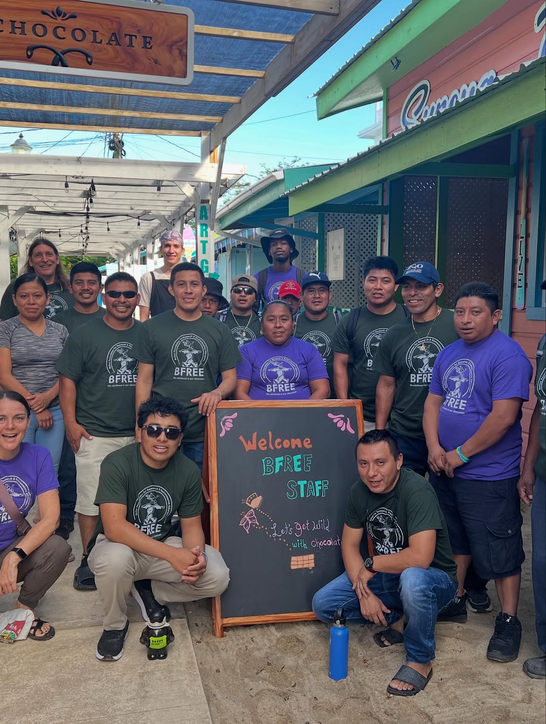 CrioCo Wild Chocolate Shop: professional team photo at shop