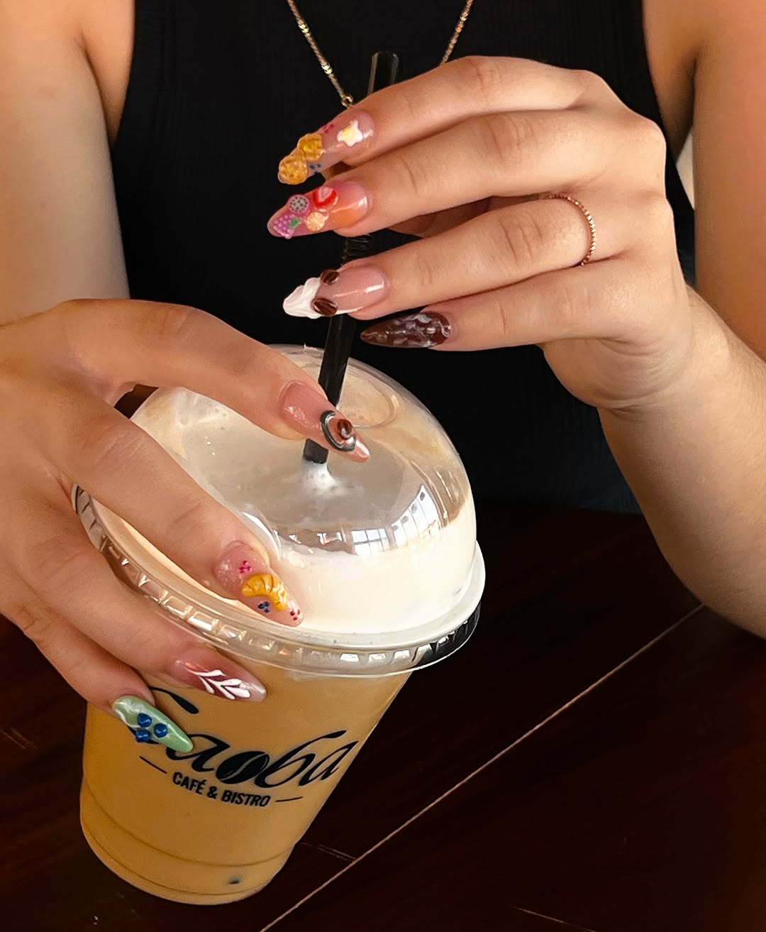 Caoba Café & Bistro: branded drink and atmosphere