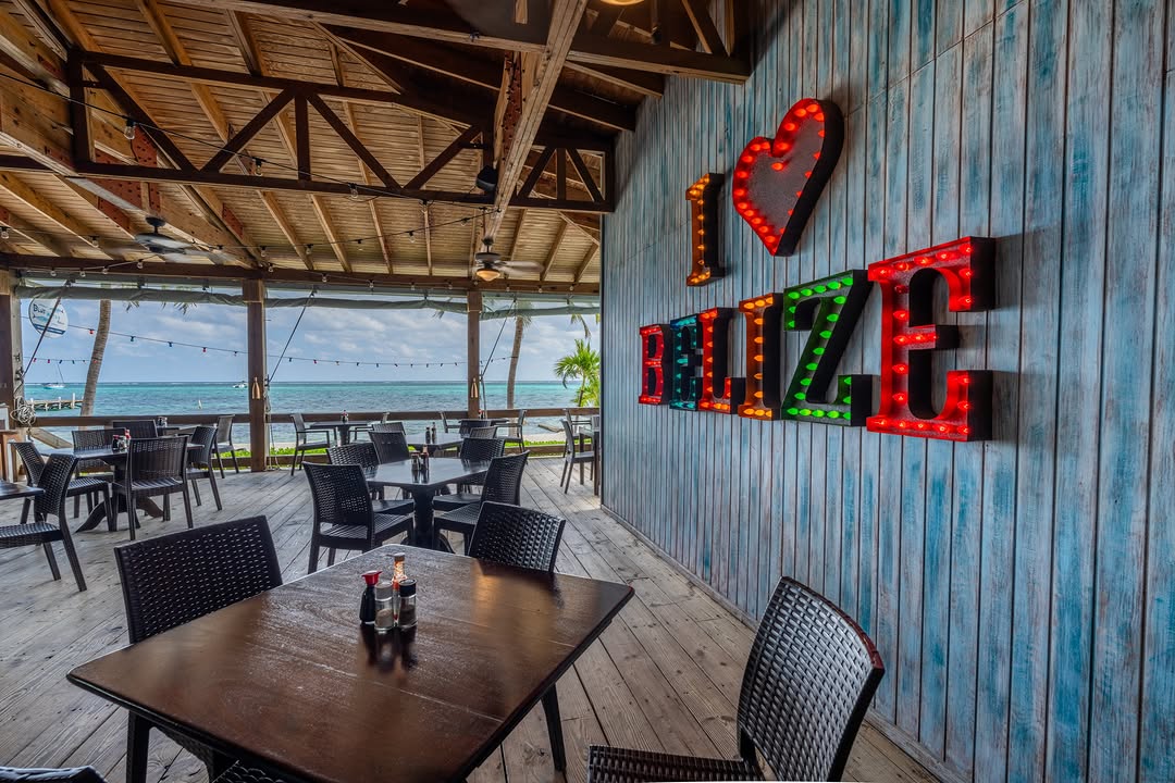 Blue Water Grill: attractive restaurant interior and view