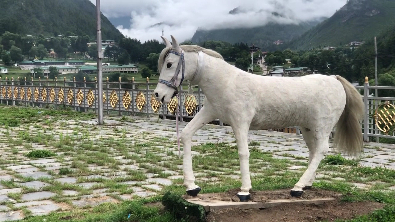 Karpo Lhakhang: cultural venue outdoor exhibit