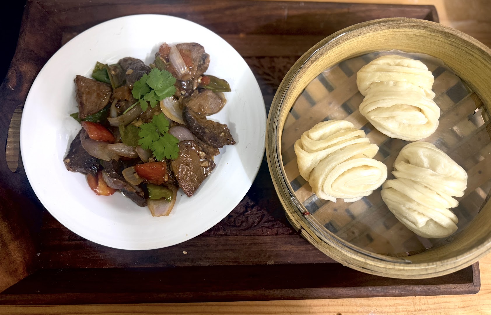 Himalayan Kitchen: appetizing, clear photo of food