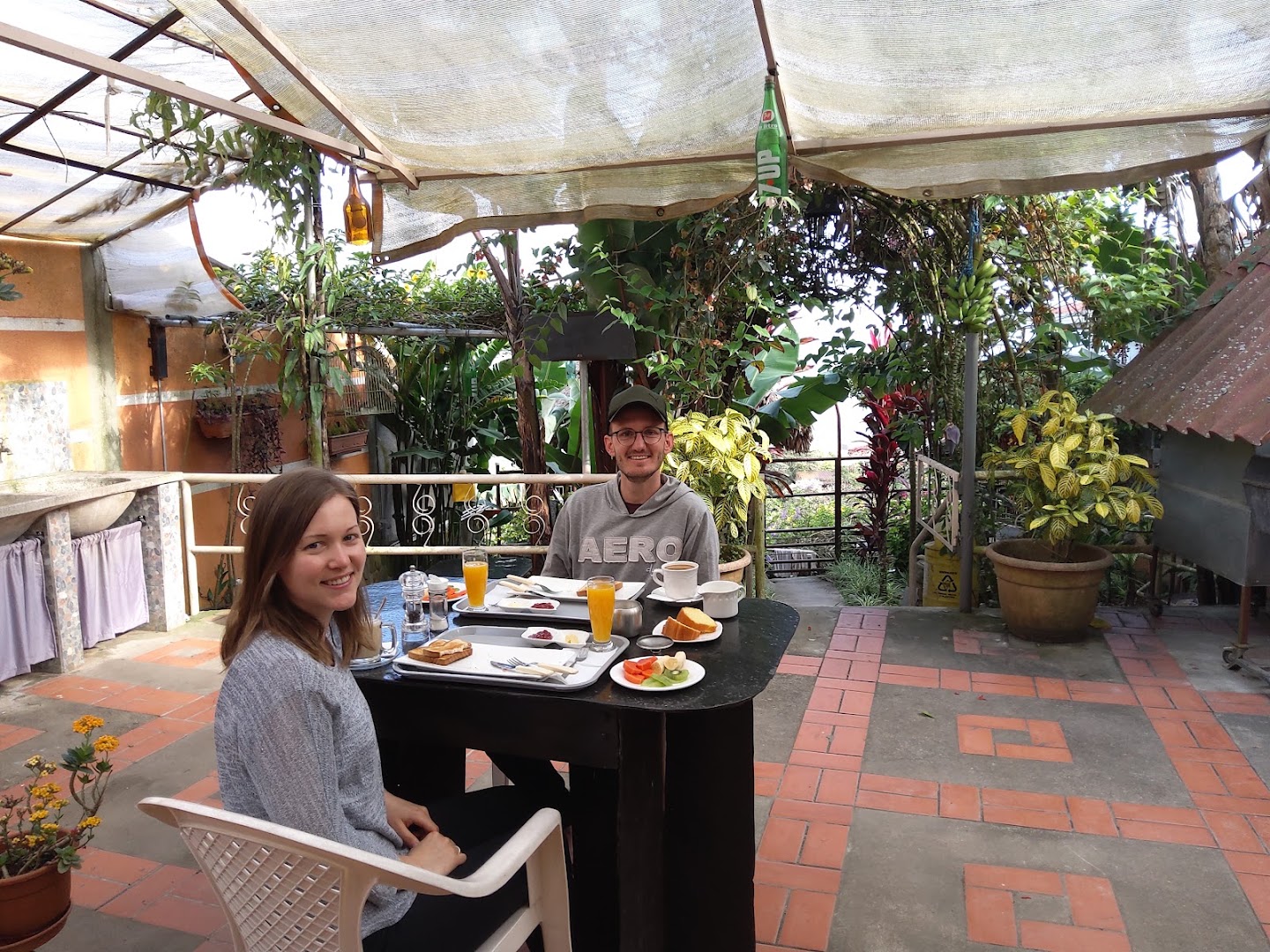 Hostal Kurmi: pleasant terrace atmosphere