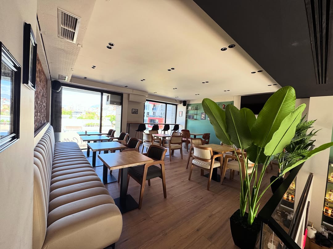 M&M Coffee: clear, professional interior shot