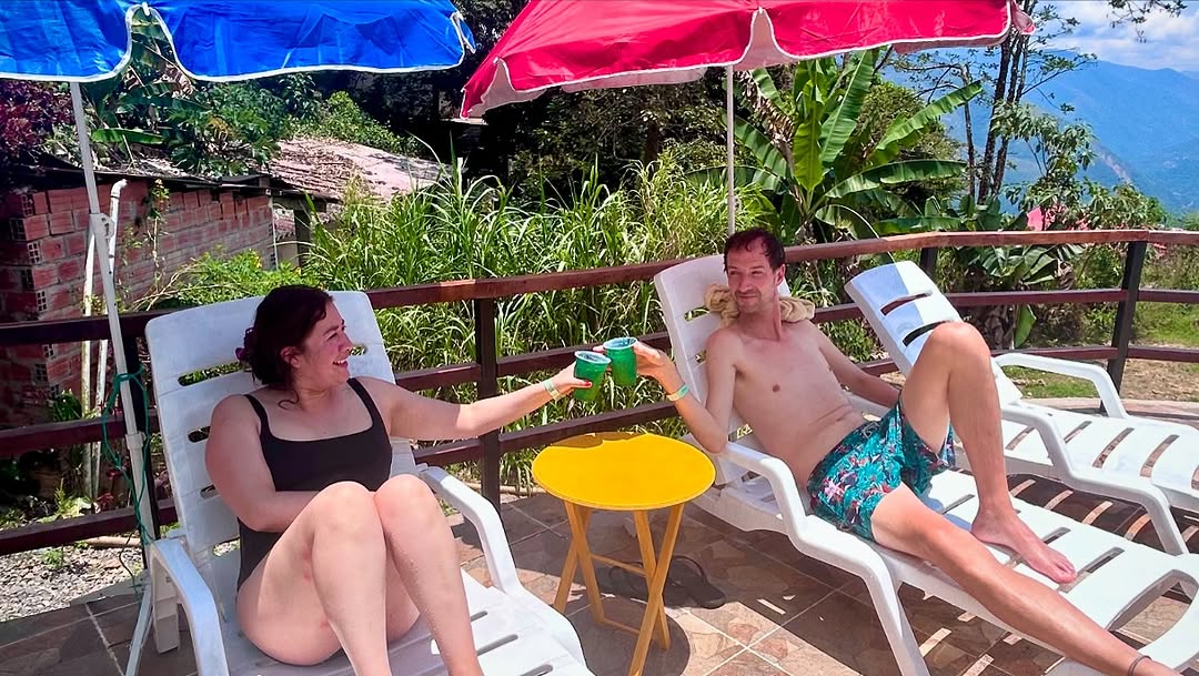 Villa Camila Hostel: guests enjoying the terrace