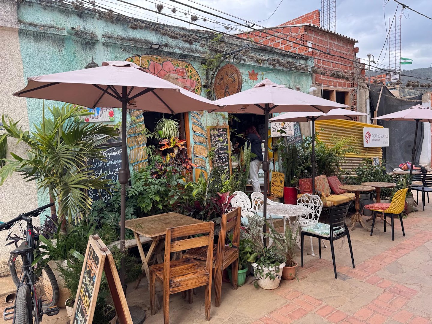 Café Tango: inviting and authentic venue exterior