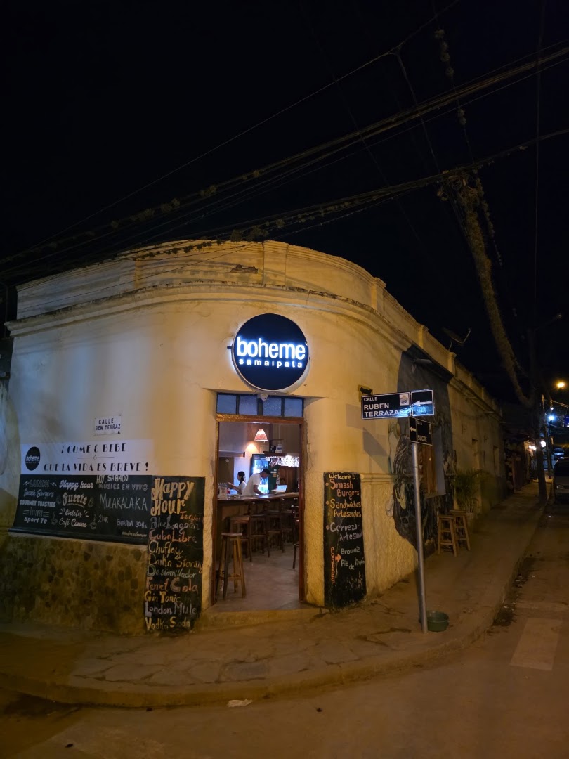 La Boheme: clear exterior shot of venue