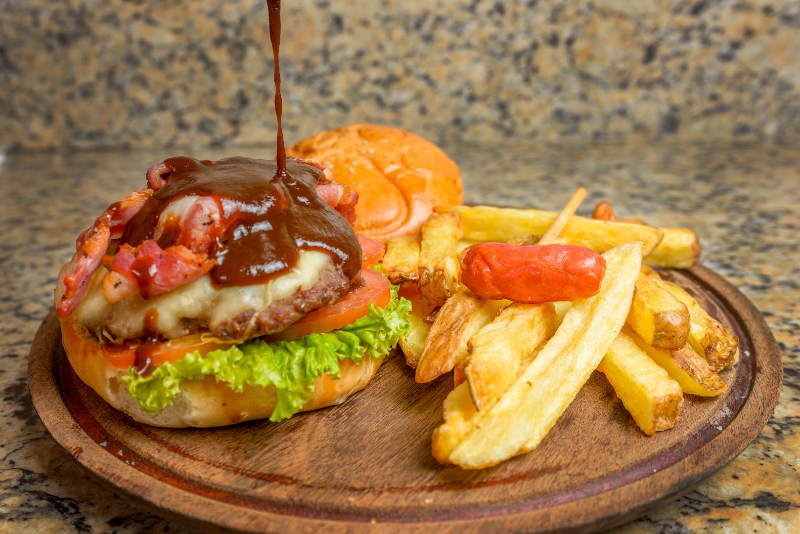 Bulldog Burgerbar: appetizing food photography