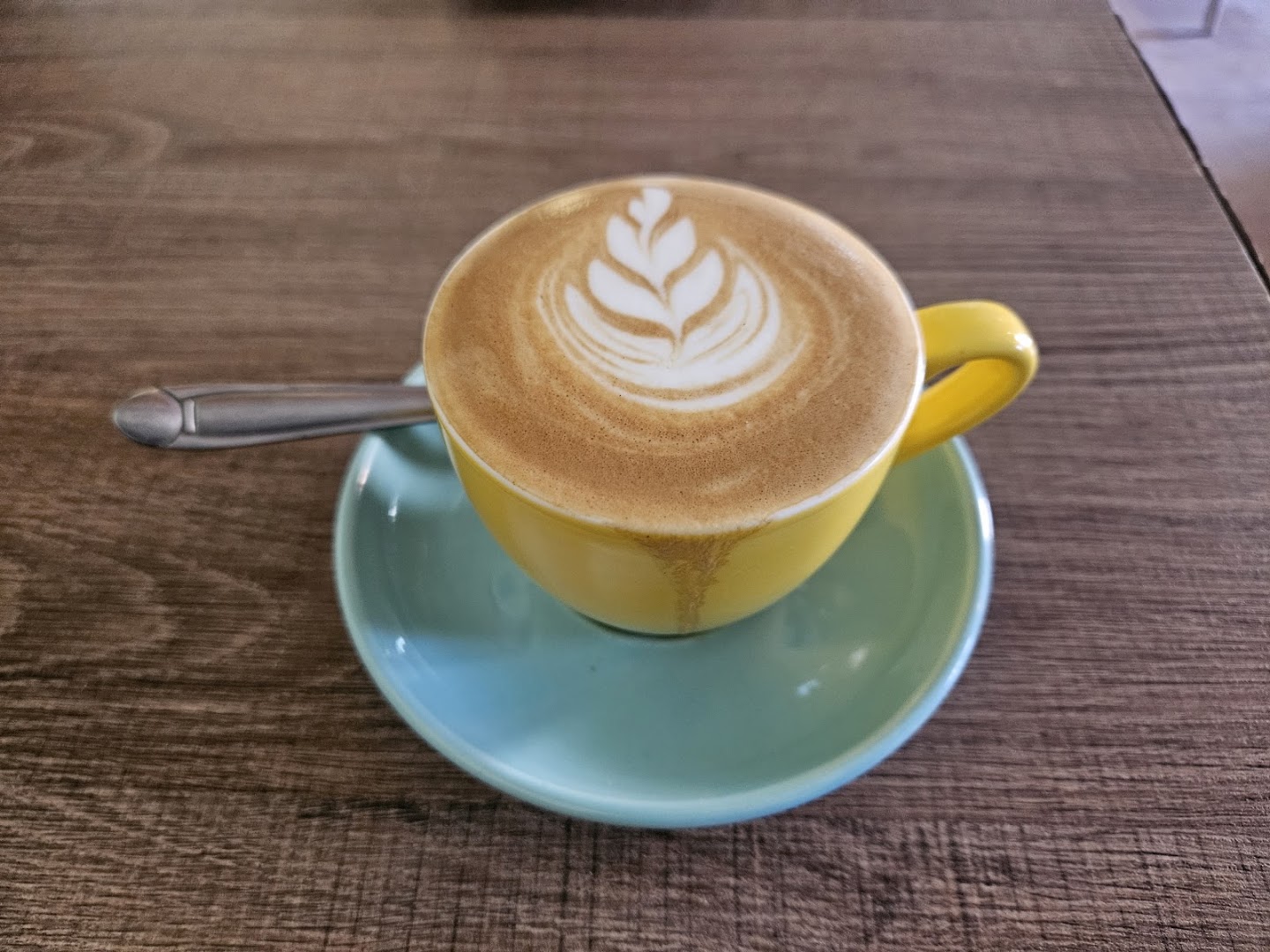 Memos Coffee Bistro: appealing photo of latte art