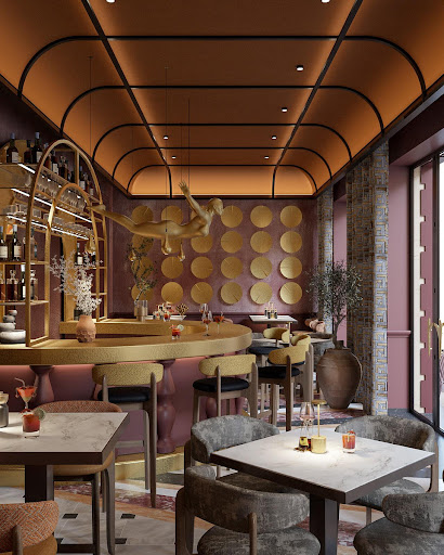 Milo Food & Bar: high quality interior atmosphere shot