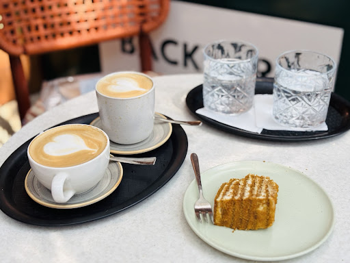 Backyard: appealing breakfast food and drink