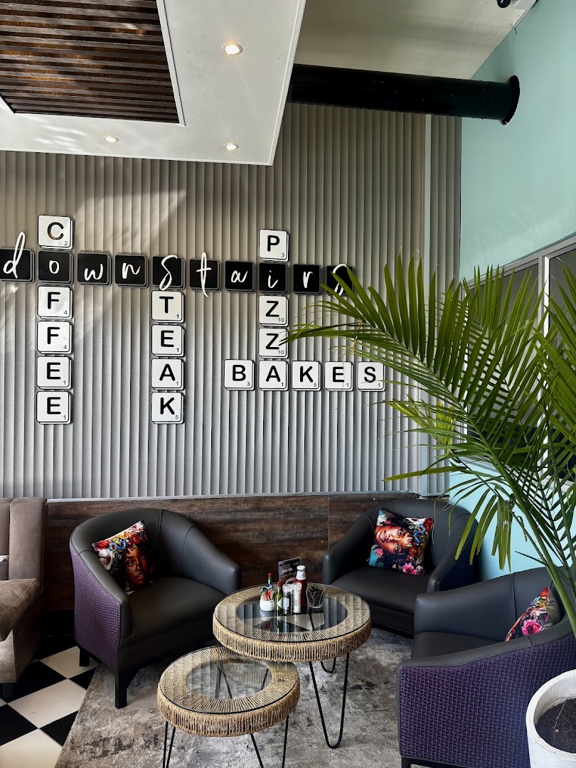 Downstairs: attractive interior shot of venue