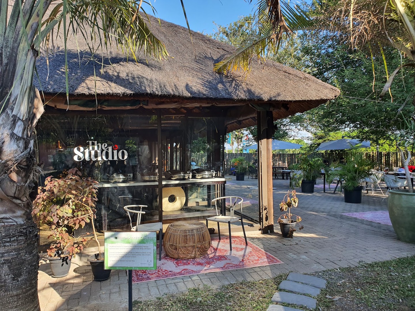 Studio Cafe: clear, inviting exterior venue shot