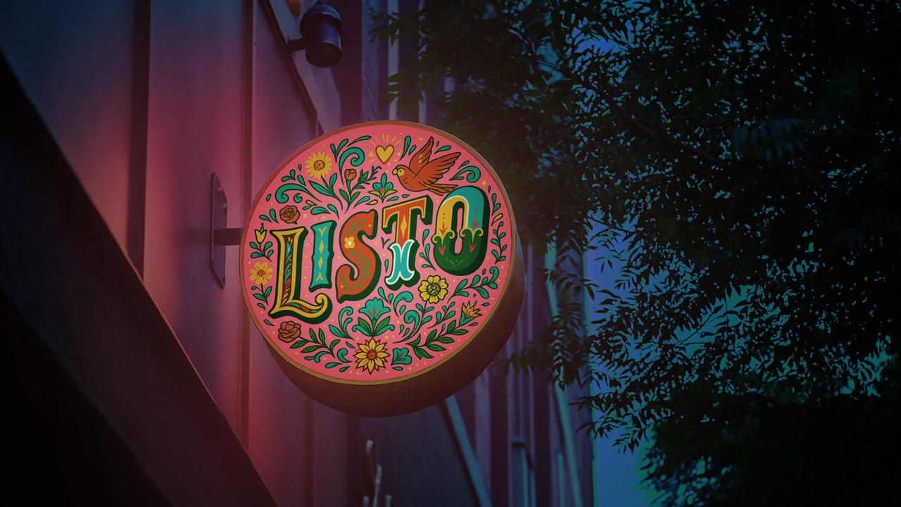 Listo Bar: attractive, professional signage photo