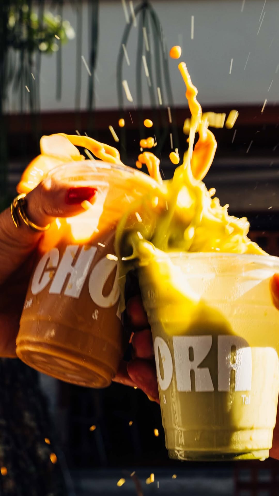 Chora Café: high quality, vibrant drink shot