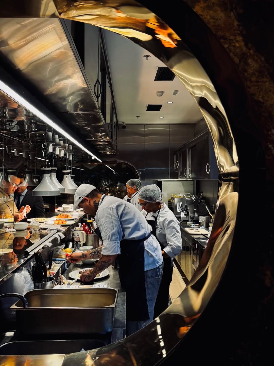 Gianni: professional shot of kitchen staff