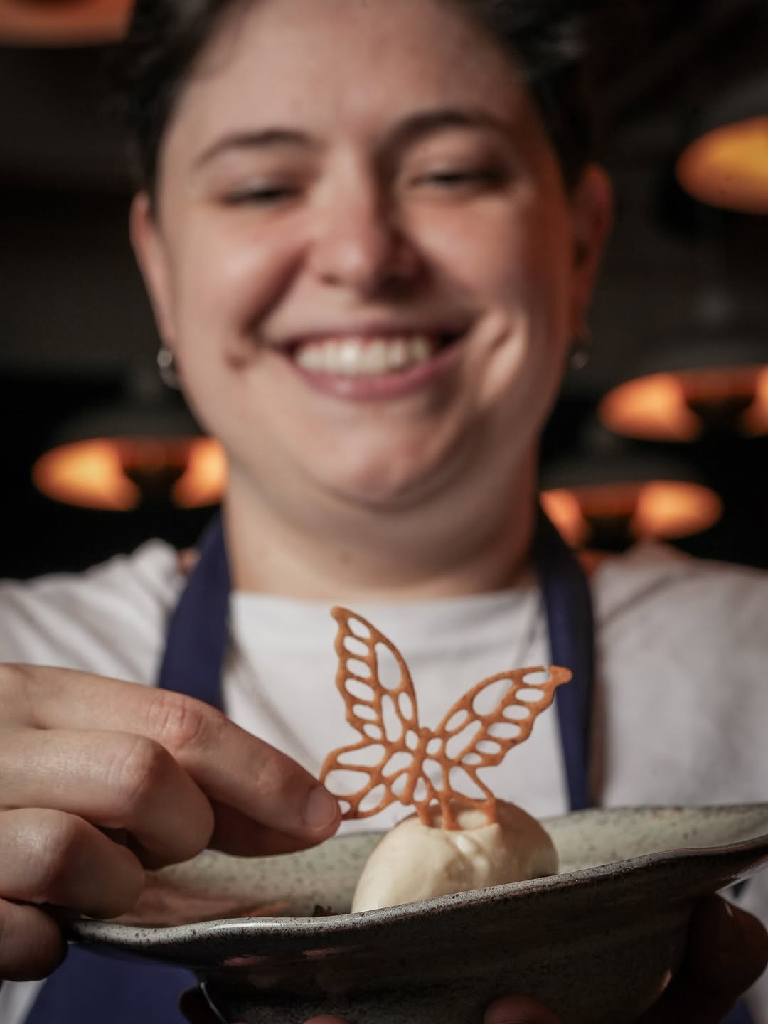 Tortuga: professional photo of chef plating