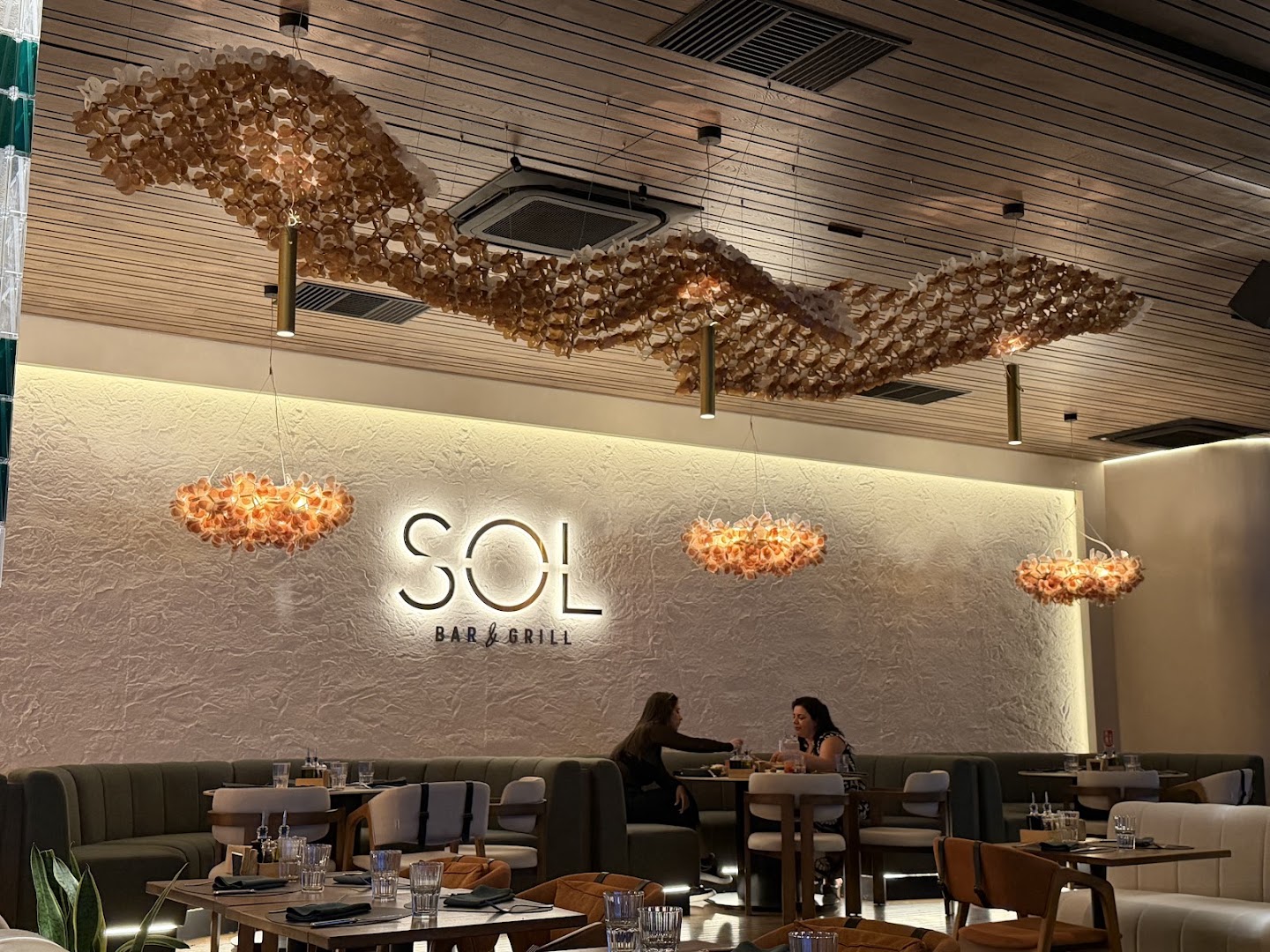 Sol Bar & Grill: professional interior shot showing atmosphere
