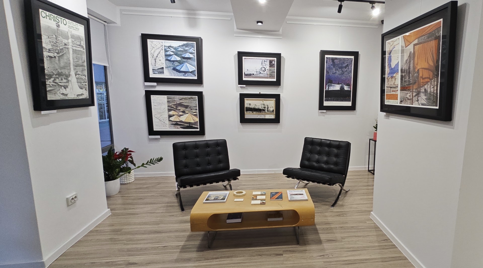 Love My Time: clear view of gallery interior