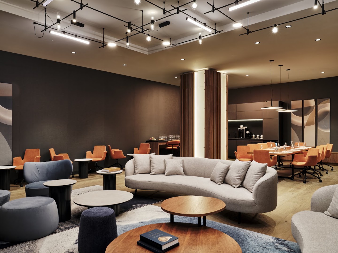 Crowne Plaza Sofia: professional photo of hotel lounge