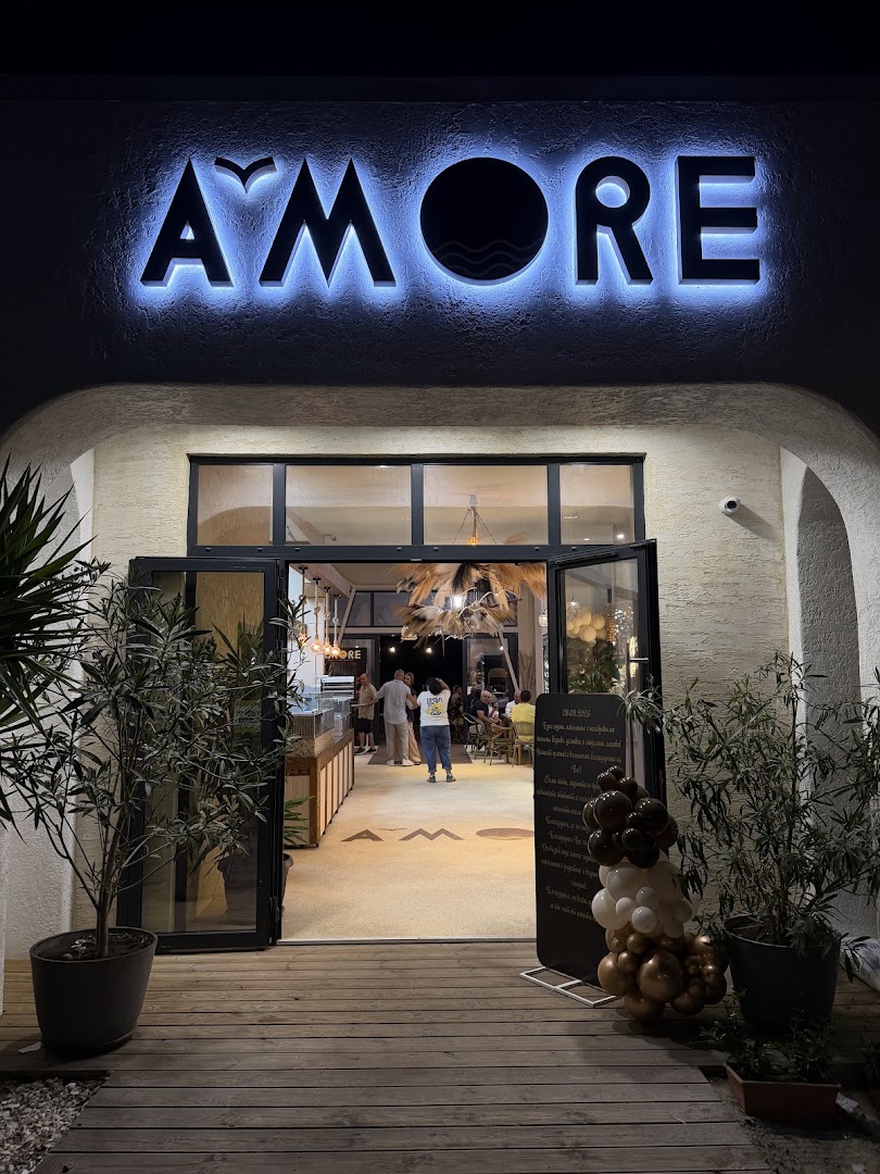 AMORE Beach & Restaurant: inviting exterior view of restaurant