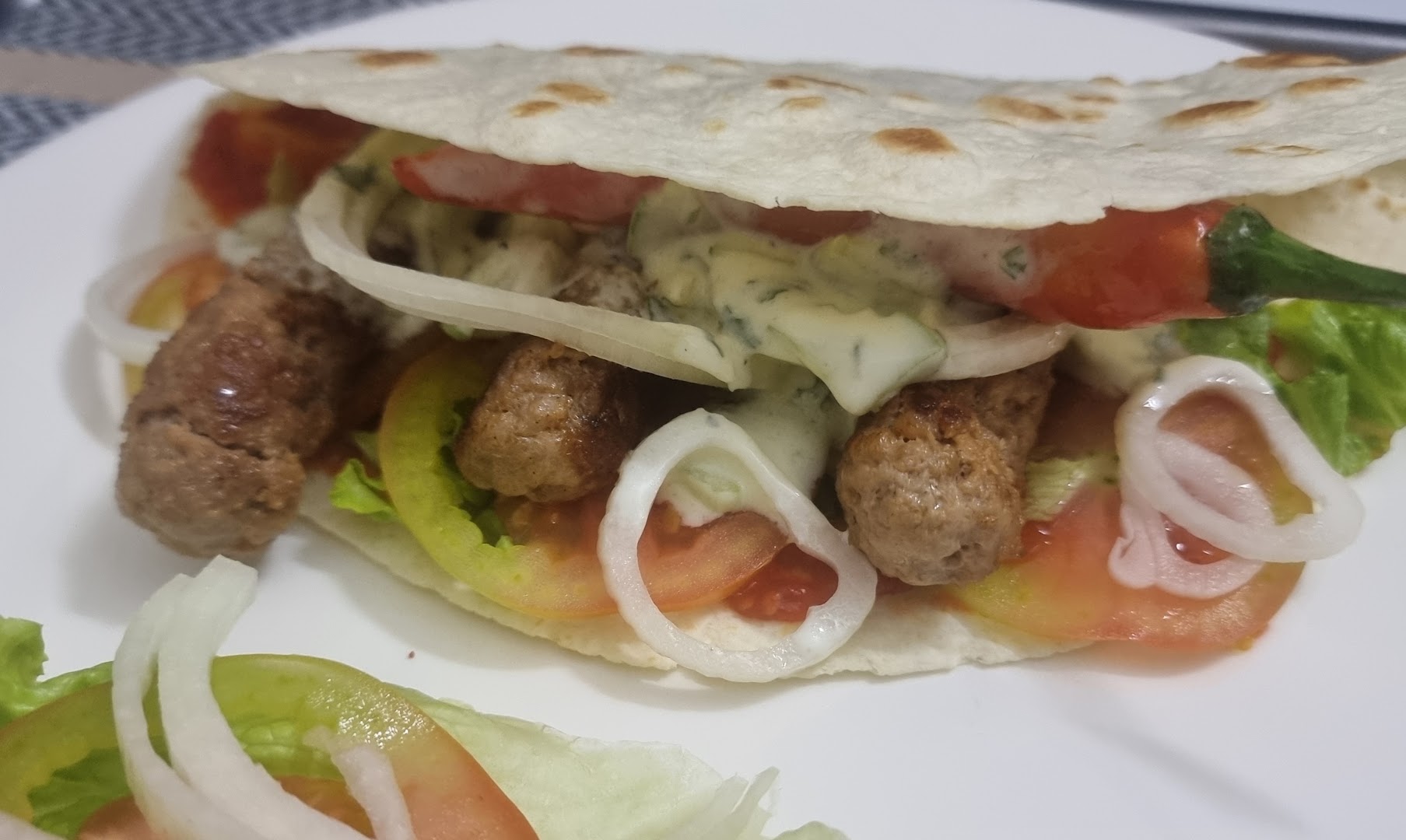 Balkan Restaurant: appetizing photo of restaurant food