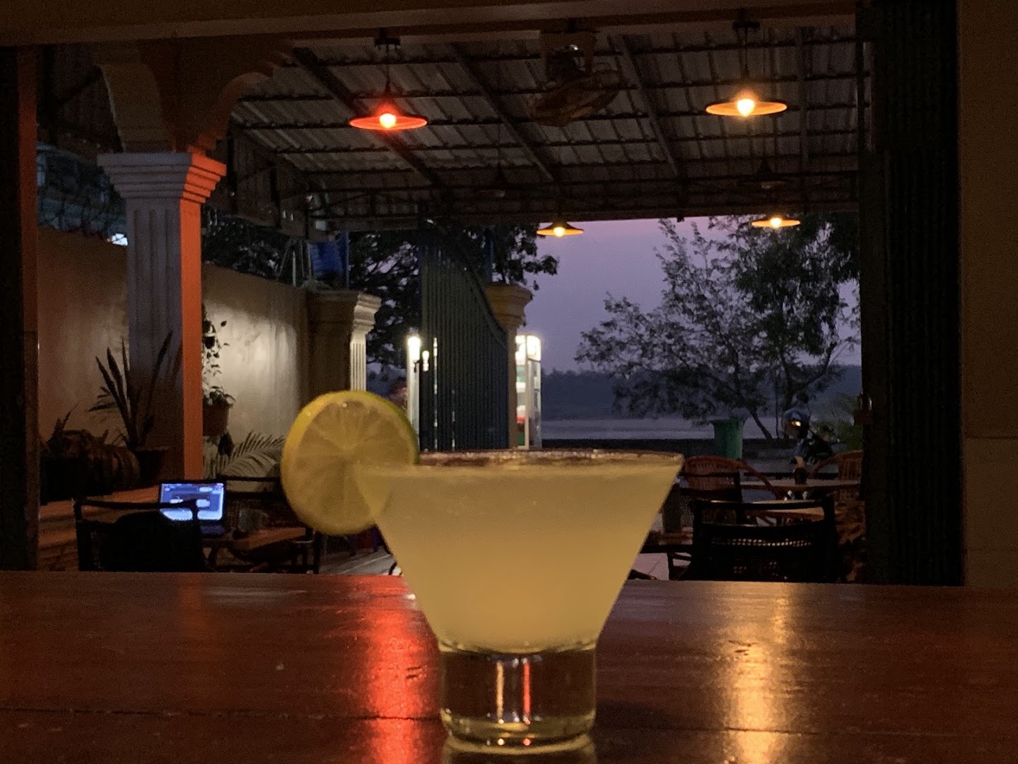Mekong MoJo Restaurant & Bar: atmospheric shot of cocktail
