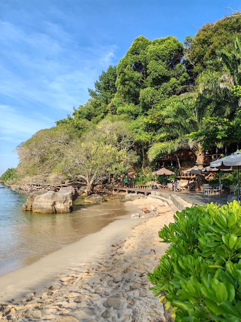 BROWN Coffee, Seaview: beautiful scenic outdoor seating area
