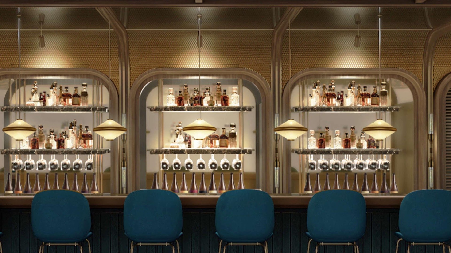 Domrei Bar & Cigar Lounge: professional interior shot of bar