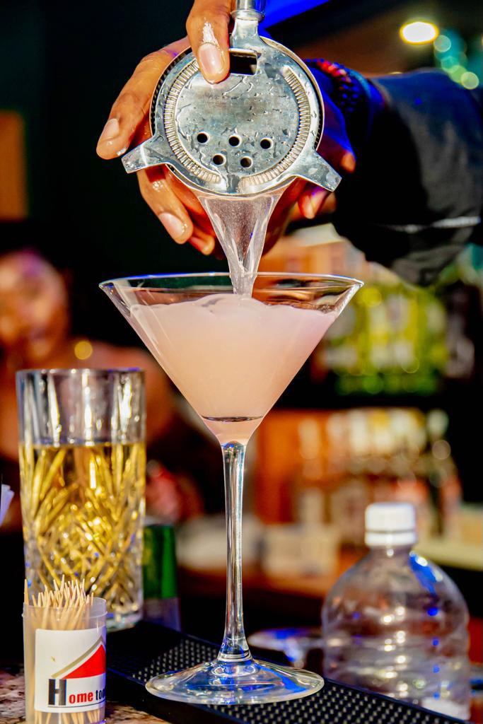 The Sky Lounge Restaurant: high quality professional cocktail shot