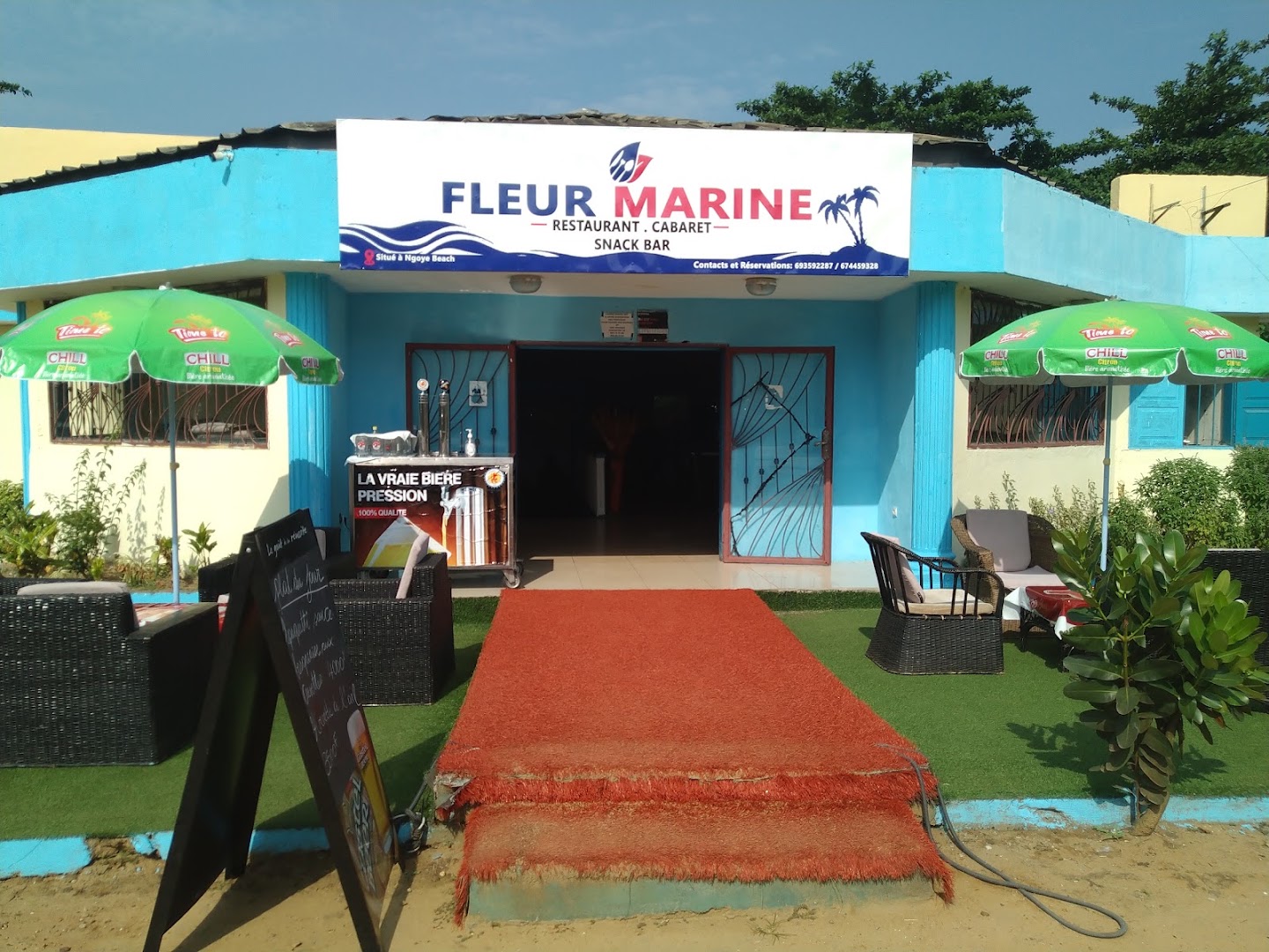 Restaurant Fleur Marine: clear exterior view of venue