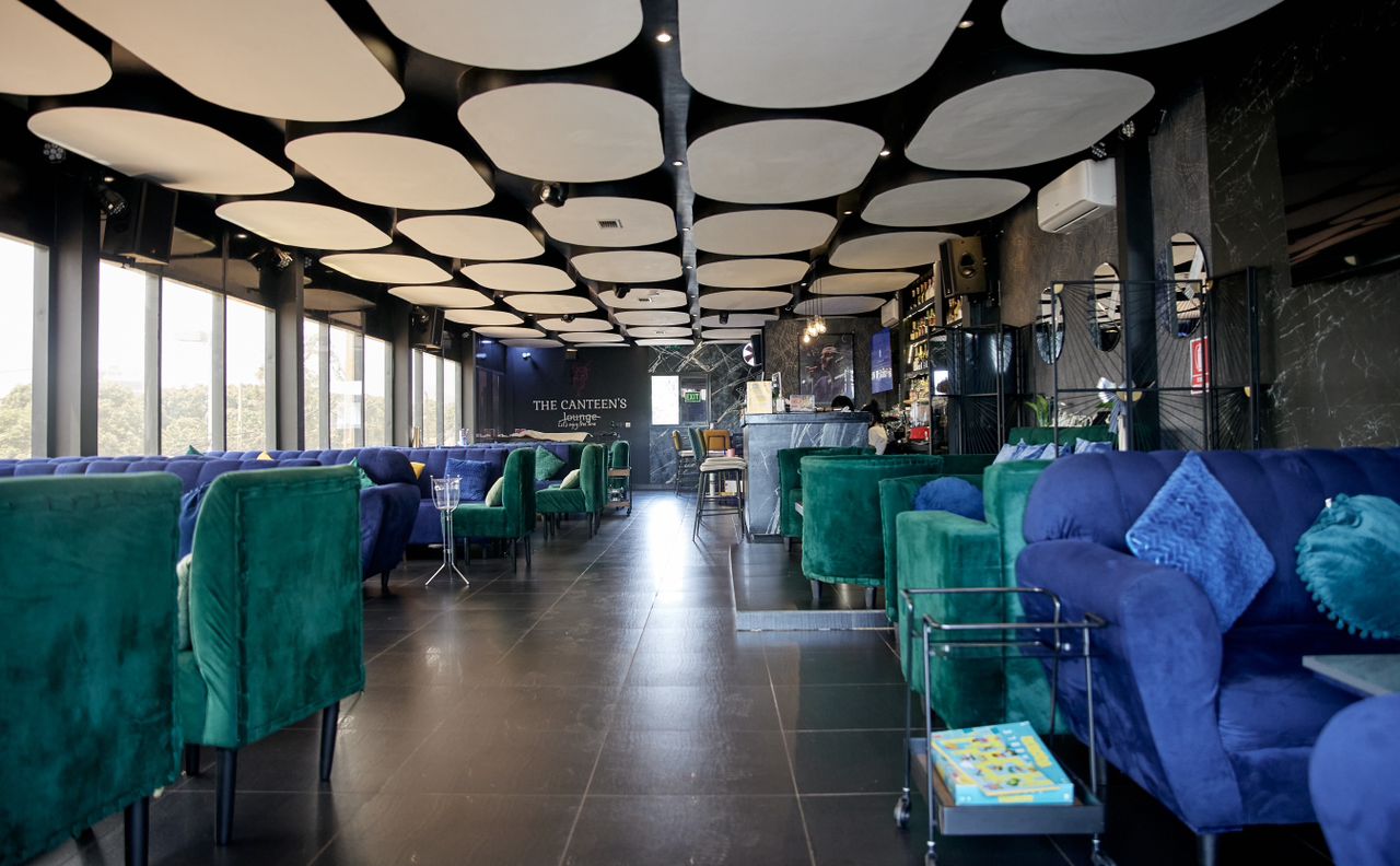 The Canteen's Lounge: clear, professional shot of interior