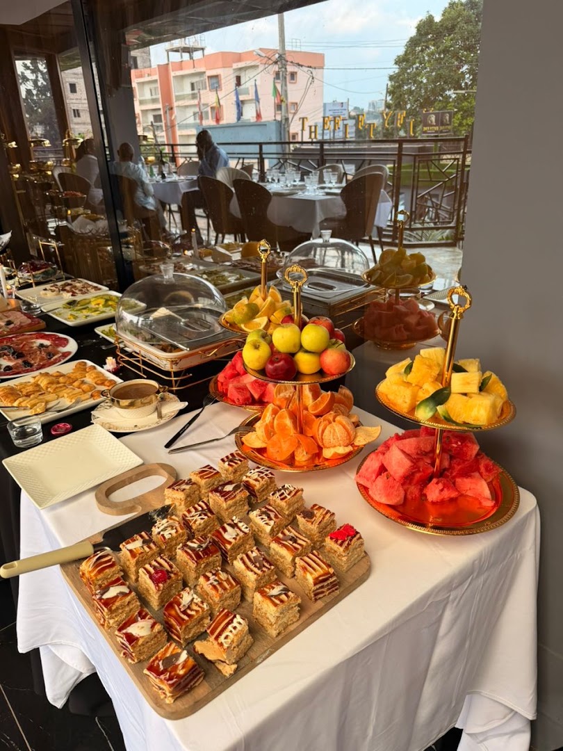 The Fifty Five Steakhouse: appetizing display of restaurant food