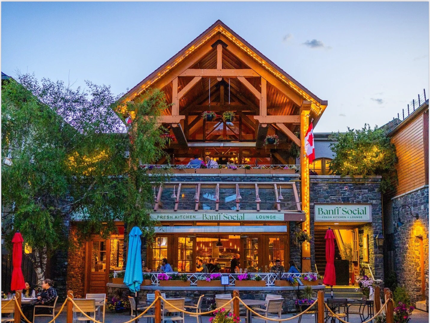 Banff Social: high quality exterior venue photo
