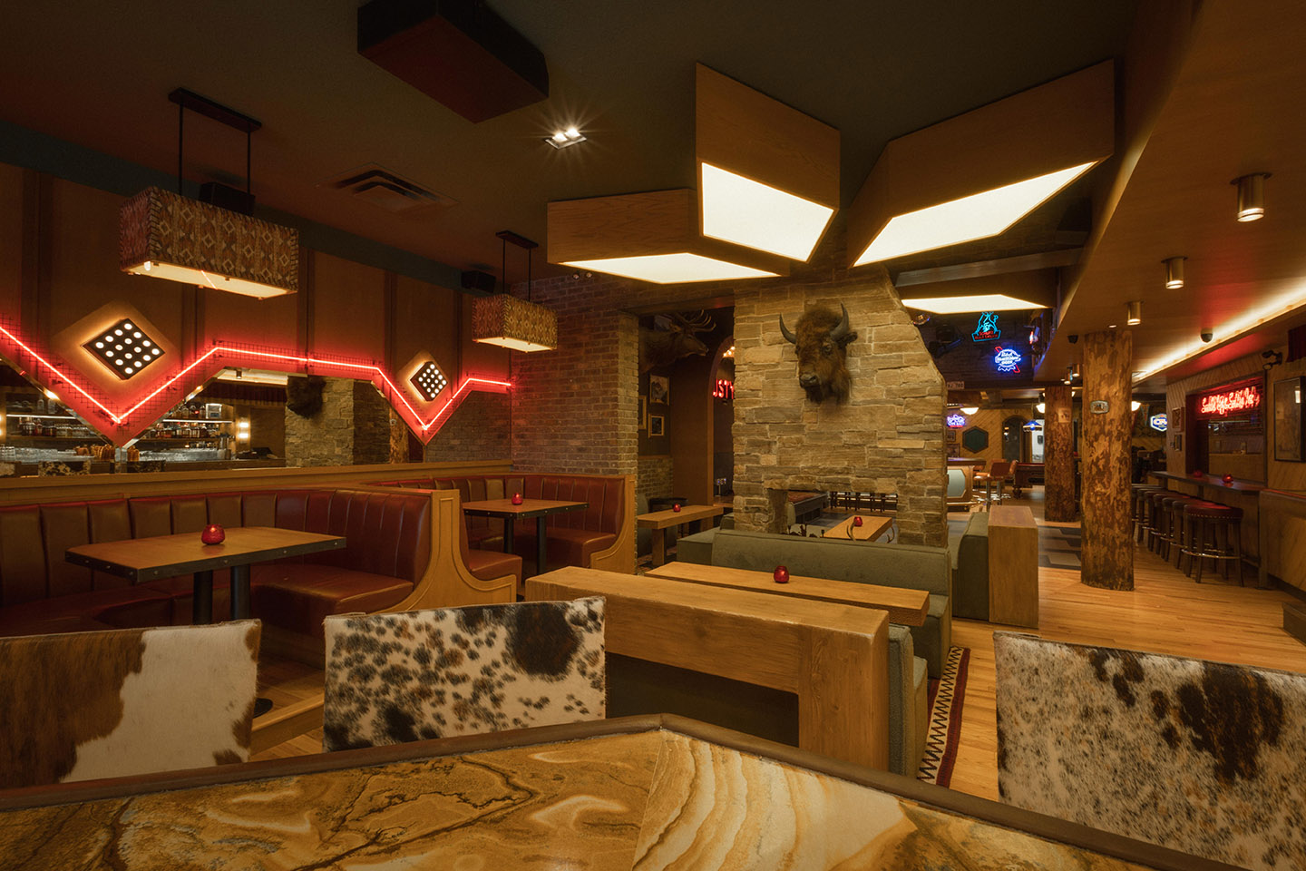 The Dusty Boot Saloon: high quality interior atmosphere shot