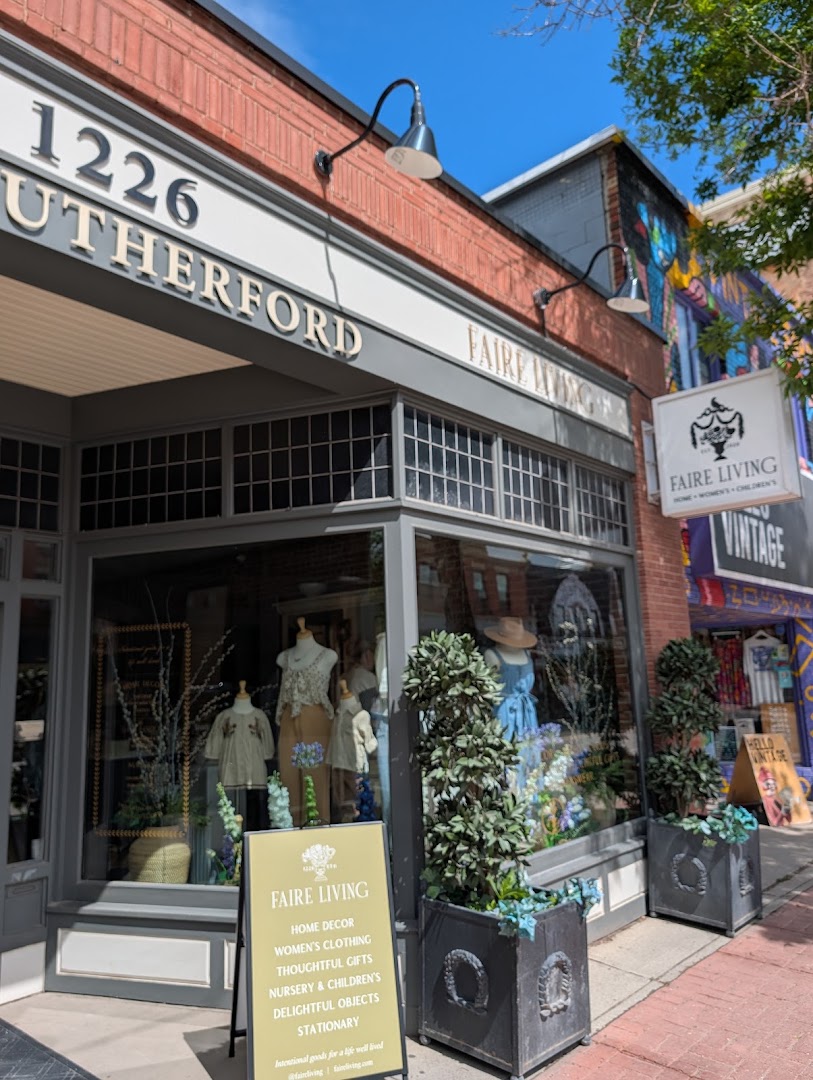 Faire Living: clear, professional storefront photo