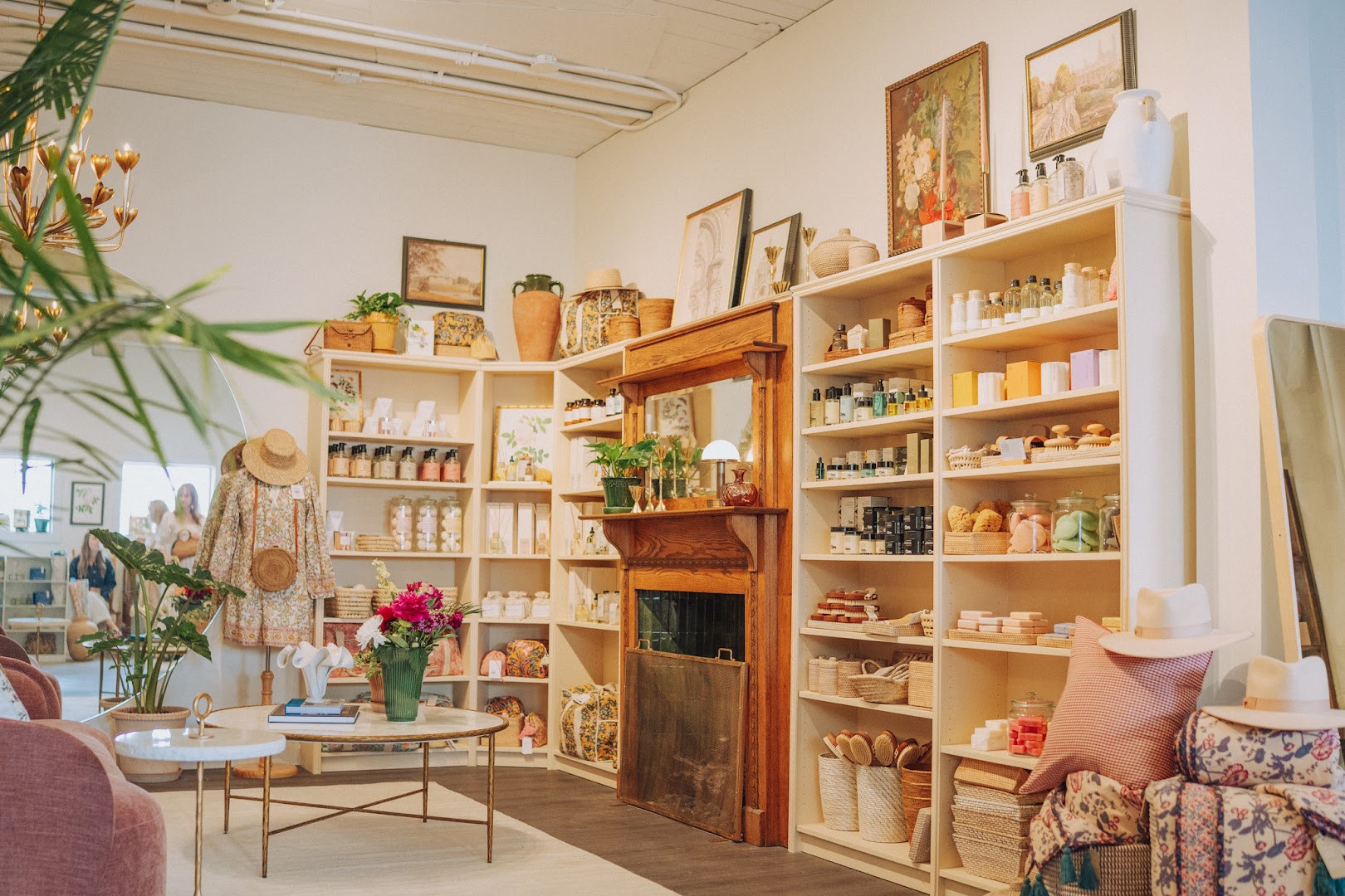 Faire Living: inviting shop interior and display