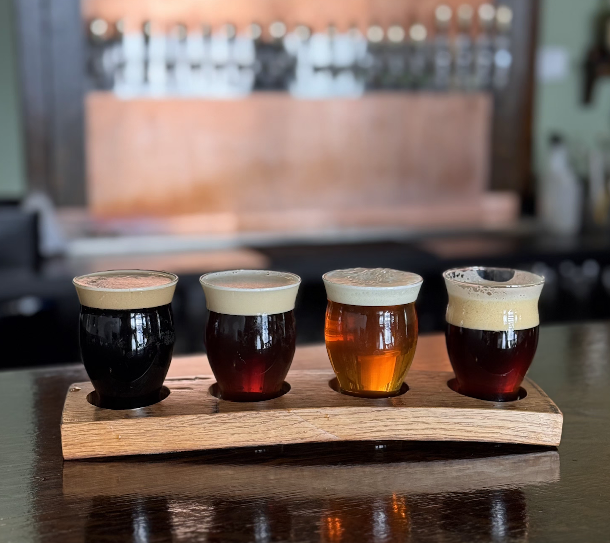 Good Cheer Brewing: high quality beer flight photo