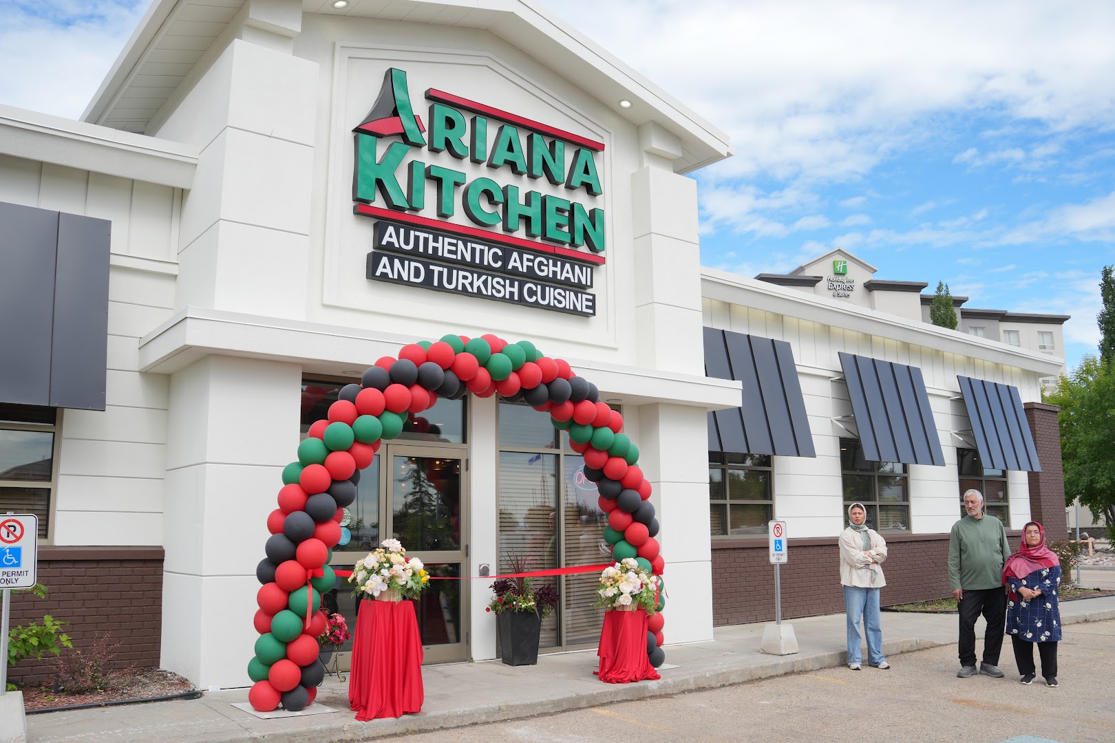 Ariana Kitchen: clear exterior shot of restaurant